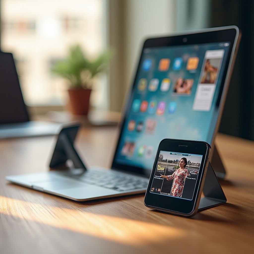 bilder vom smartphone aufs tablet übertragen